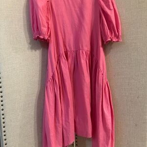 Petal + Pup | Flair Dress in hot pink S/M